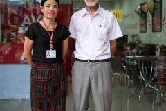 Ms Khamla und Mr. Rumble, Vientiane LAO
