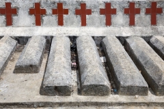 Friedhof aus den kürzlichen Kriegswirren